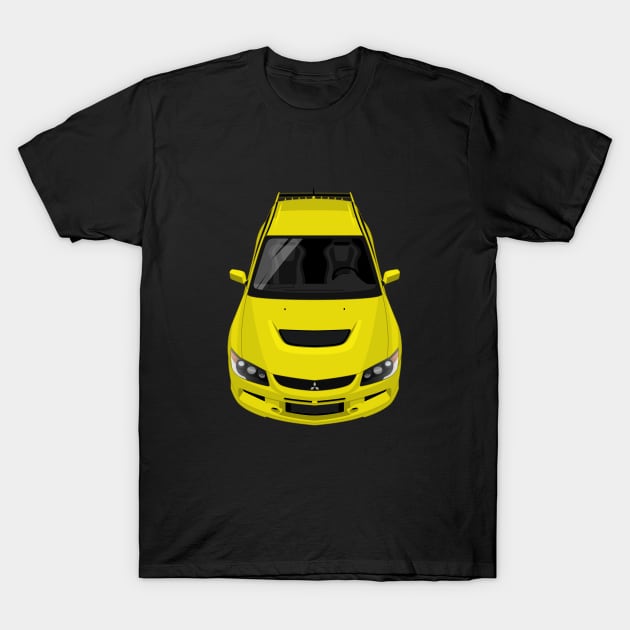 Lancer Evolution IX Evo 9 2005-2007 - Yellow T-Shirt by jdmart